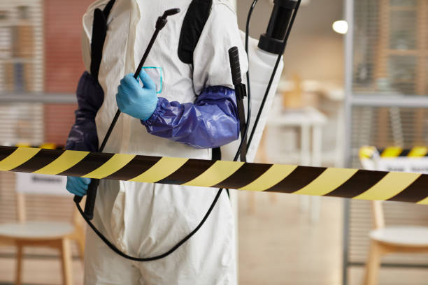 Professional Biohazard technician working in Adell, WI